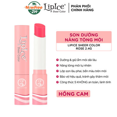 Son Dưỡng LipIce Hiệu Chỉnh Sắc Môi - Hồng Cam 2.4g
