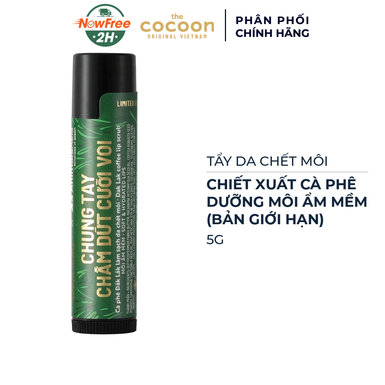 Tẩy Tế Bào Chết Môi Cocoon Bản Giới Hạn Con Voi 5g