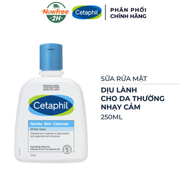 [SRMCEPL-02] Sữa Rửa Mặt Cetaphil Dịu Lành Cho Da Nhạy Cảm 250ml