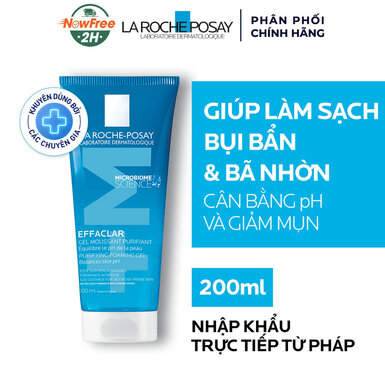 [SRMLAR-01] Gel Rửa Mặt La Roche-Posay Dành Cho Da Dầu, Nhạy Cảm 200ml