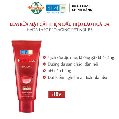 [SRMHD-02] Kem Rửa Mặt Hada Labo Dưỡng Chuyên Biệt Ngừa Lão Hóa 80g