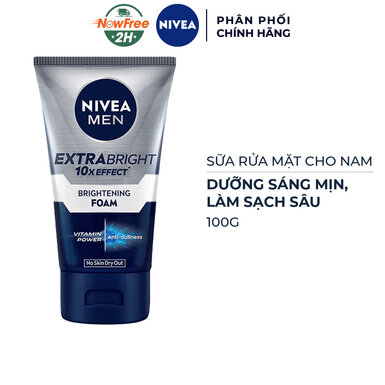 [SRMNI-03] Sữa Rửa Mặt Nivea Men Giúp Sáng Da Cho Nam 100g