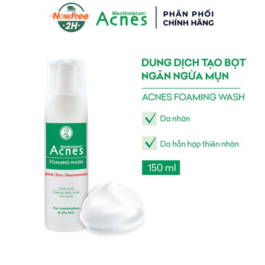 [SSRMACN-03] Dung Dịch Tạo Bọt Acnes Ngăn Ngừa Mụn 150ml