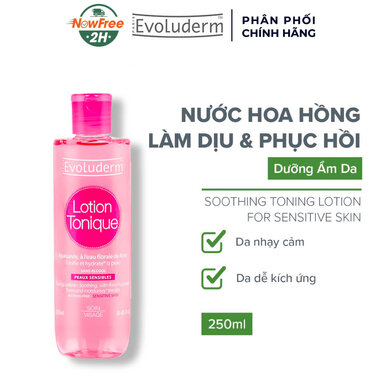 [TONEREVO-03] Nước Hoa Hồng Evoluderm Dành Cho Da Khô Và Nhạy Cảm 250ml