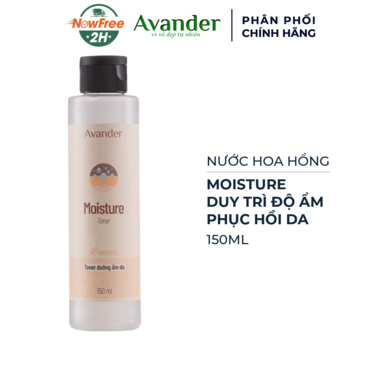 [TONERAVA-01] Nước Hoa Hồng Avander Moisture Dưỡng Ẩm Da 150ml