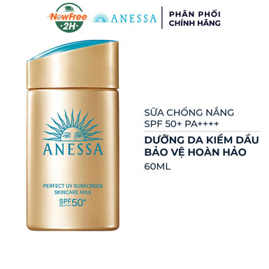 [FSCANES-01] Sữa Chống Nắng Anessa Dưỡng Da Kiềm Dầu 60ml