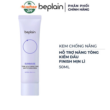 [FSCBEP-01] Kem Chống Nắng Beplain Nâng Tông, Kiềm Dầu Mịn Lì 50ml