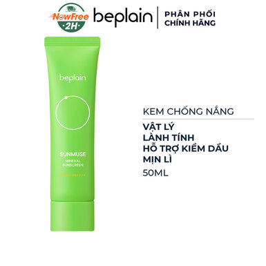 [FSCBEP-02] Kem Chống Nắng Beplain Vật Lý Hỗ Trợ Kiềm Dầu Mịn Lì 50ml
