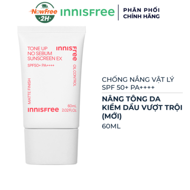 [FSCINIS-01] Kem Chống Nắng innisfree Nâng Tông Kiềm Dầu 60ml