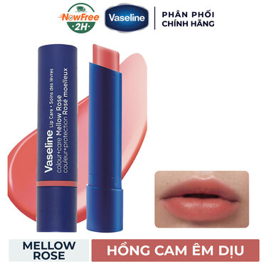 [SDVASE-06] Son Dưỡng Có Màu Vaseline Hồng Cam Êm Dịu 3g