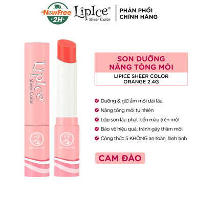[SDLIP-02] Son Dưỡng LipIce Hiệu Chỉnh Sắc Môi - Cam Đào 2.4g