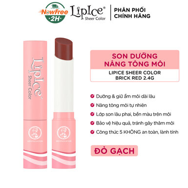 [SDLIP-04] Son Dưỡng LipIce Hiệu Chỉnh Sắc Môi - Đỏ Gạch 2.4g