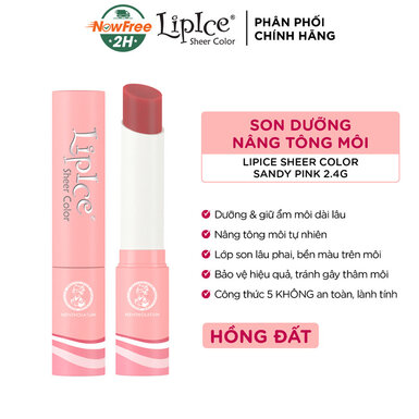 [SDLIP-05] Son Dưỡng LipIce Hiệu Chỉnh Sắc Môi - Hồng Đất 2.4g