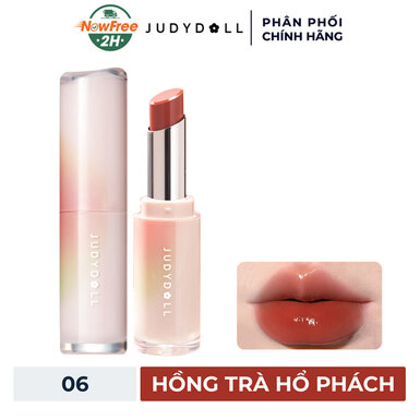 [SDJUDY-03] Son Dưỡng Judydoll Có Màu Cấp Ẩm - 06 Hồng Trà Hổ Phách 3g
