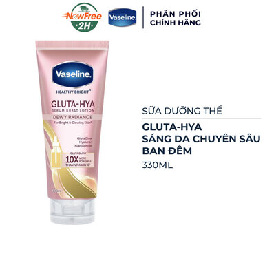 [SDTVASE-03] Sữa Dưỡng Thể Vaseline Sáng Da Chuyên Sâu Ban Đêm 330ml