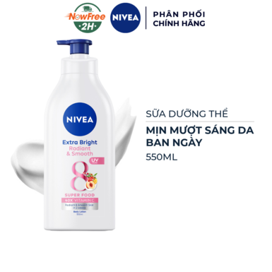 [SDTNI-03] Sữa Dưỡng Thể Nivea Mịn Mượt Sáng Da Ban Ngày 550ml