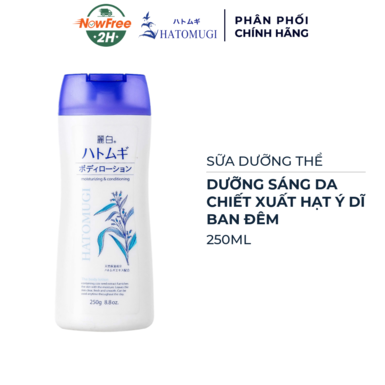 [SDTHATO-01] Sữa Dưỡng Thể Hatomugi Làm Sáng Da Chiết Xuất Ý Dĩ 250ml