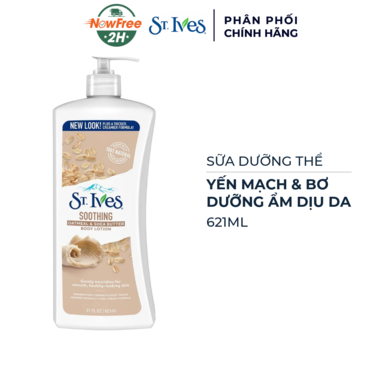 [SDTST-01] Sữa Dưỡng Thể St.Ives Yến Mạch & Bơ Dưỡng Ẩm Dịu Da 621ml