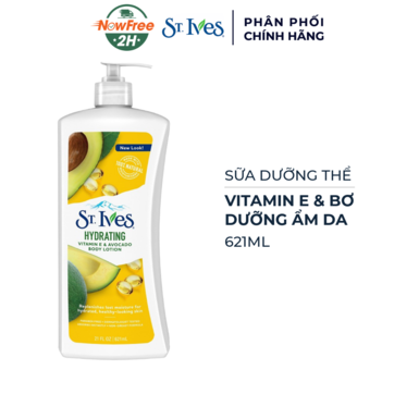 [SDTST-03] Sữa Dưỡng Thể St.Ives Vitamin E & Bơ Dưỡng Ẩm Da 621ml