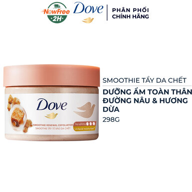 [TBDDOVE-03] Smoothie Tẩy Da Chết Dove Đường Nâu & Hương Dừa 298g