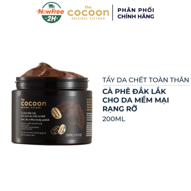 [TBDCOO-01] Tẩy Da Chết Toàn Thân Cocoon Cà Phê Đắk Lắk 200ml