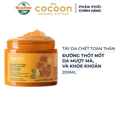 [TBDCOO-02] Tẩy Da Chết Toàn Thân Cocoon Đường Thốt Nốt An Giang 200ml