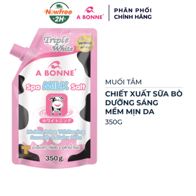 [TBDAB-01] Muối Tắm A Bonne Sữa Bò Làm Sáng & Mềm Mịn Da 350g