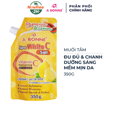 [TBDAB-03] Muối Tắm A Bonne Vitamin C Chiết Xuất Đu Đủ & Chanh 350g