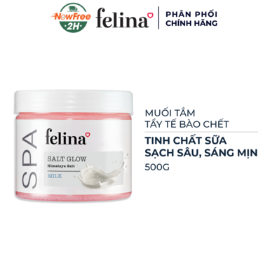 [TBDFE-04] Muối Tắm Tẩy Tế Bào Chết Felina Tinh Chất Sữa 500g