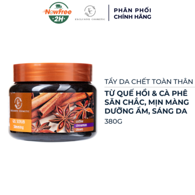 [TBDEX-01] Tẩy Da Chết Toàn Thân Exclusive Cosmetic Quế Hồi Cafe 380g