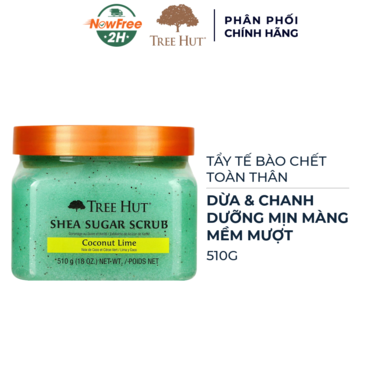 [TBDTH-02] Tẩy Tế Bào Chết Toàn Thân Tree Hut Dừa & Chanh 510g