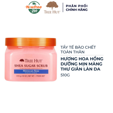 [TBDTH-04] Tẩy Tế Bào Chết Toàn Thân Tree Hut Hoa Hồng 510g