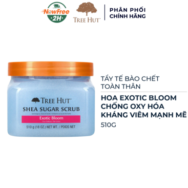 [TBDTH-05] Tẩy Tế Bào Chết Toàn Thân Tree Hut Hoa Exotic Bloom 510g