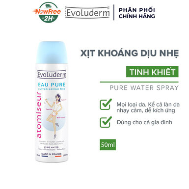 [XKEVO-01] Xịt Khoáng Evoluderm Cấp Nước & Làm Dịu Da 50ml
