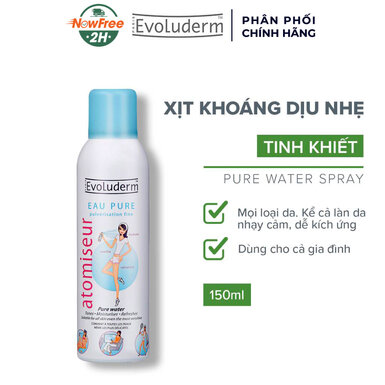 [XKEVO-02] Xịt Khoáng Evoluderm Cấp Nước & Làm Dịu Da 150ml