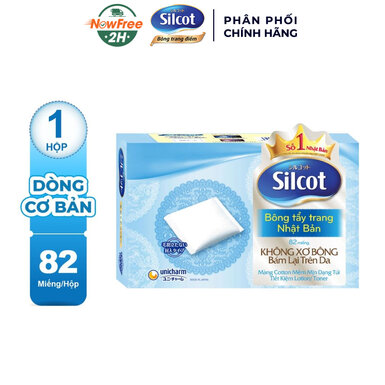 [MRMEM-01] Bông Tẩy Trang Silcot Cơ Bản Hộp 82 Miếng
