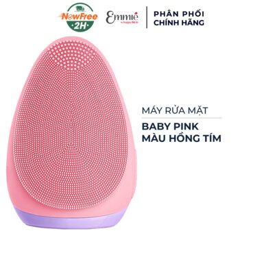 [MRMEM-03] Máy Rửa Mặt Emmié Hỗ Trợ Sạch Sâu Màu Baby Pink