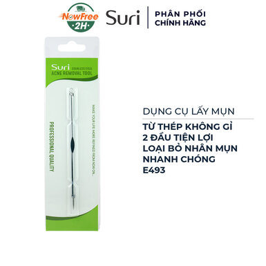 [CNMSURI-01] Cây Nặn Mụn Suri Inox 2 Đầu