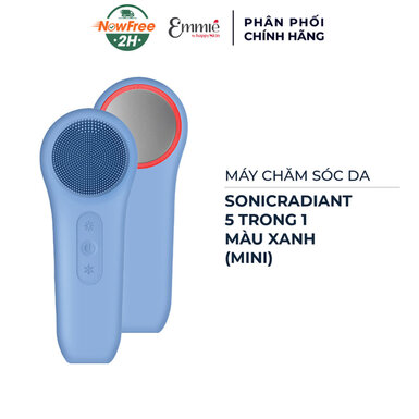 [MCSDEM-02] Máy Chăm Sóc Da Emmié SonicRadiant 5 Trong 1 Màu Xanh (Mini)